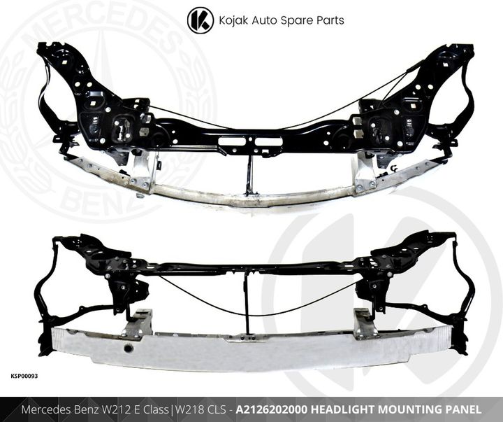 Headlight Mounting Panel Front Mercedes Benz W212 W218