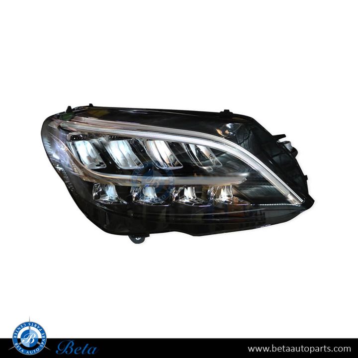 Mercedes C-Class W205 (2019-2021), Headlamp Static LED (Right), China, 2059066304 / 2059065504 / 2059063206