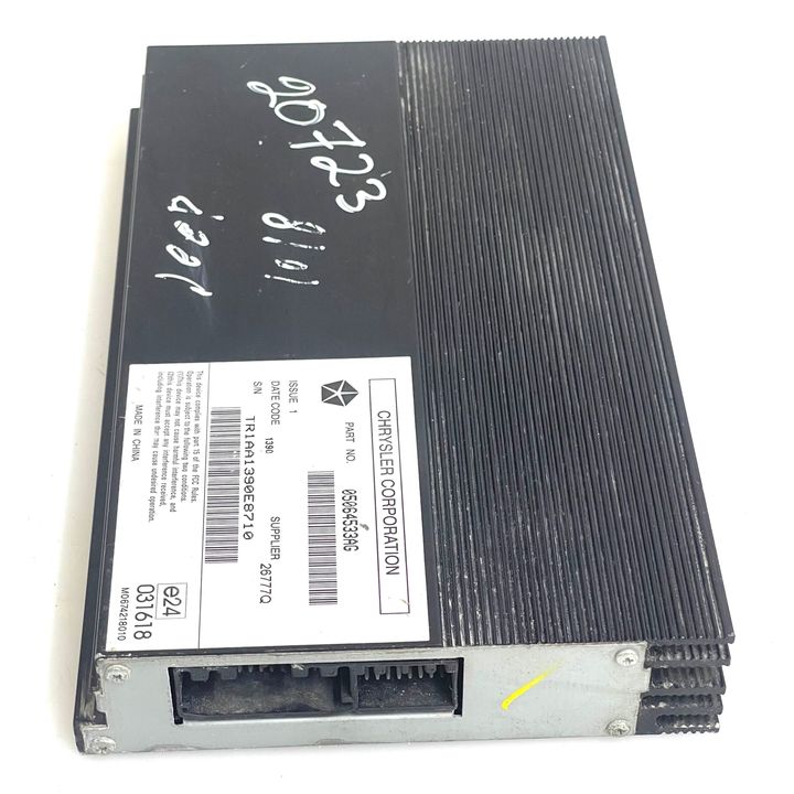 Amplifier Computer Control Module - 2011 Jeep Grand Cherokee LAREDO