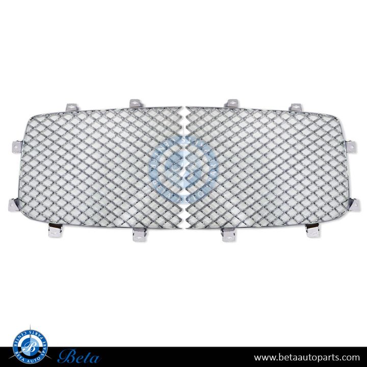 Bentley Flying Spur (2016-2019), Radiator Grilles (Chrome), China, 4W0853683C / 4W0853684C