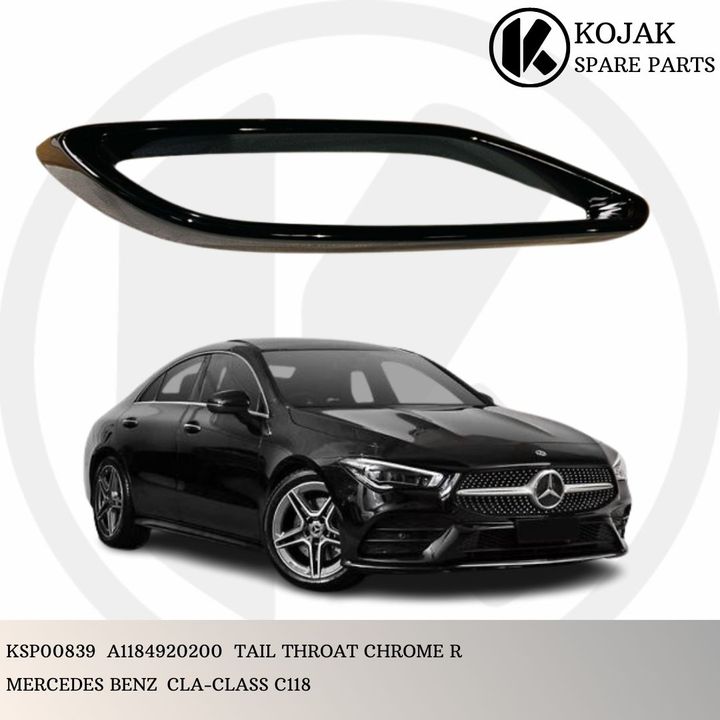 Mercedes-Benz CLA-Class C118 Right Exhaust Tip Trim (Black)