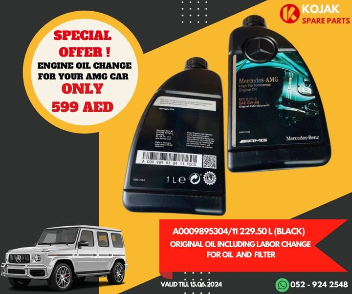 Mercedes-AMG High Performance Engine Oil SAE 0W-40