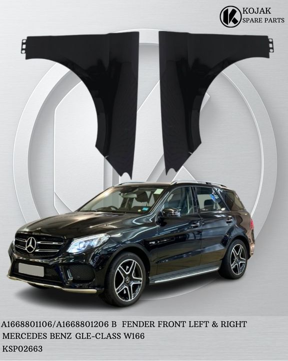 Front Fenders Left & Right Mercedes-Benz GLE-Class W166