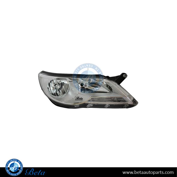 Volkswagen Tiguan (2008-2011), Headlamp Normal (Right), Depo, 5N1941032AB