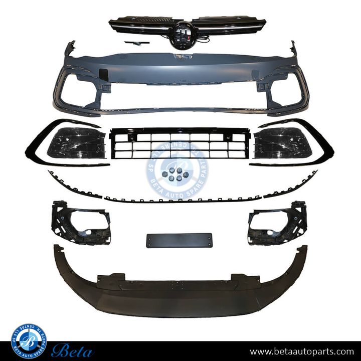 Volkswagen Golf 8 R-Line (2020-2023), Front Bumper, China, 5H0807217AB