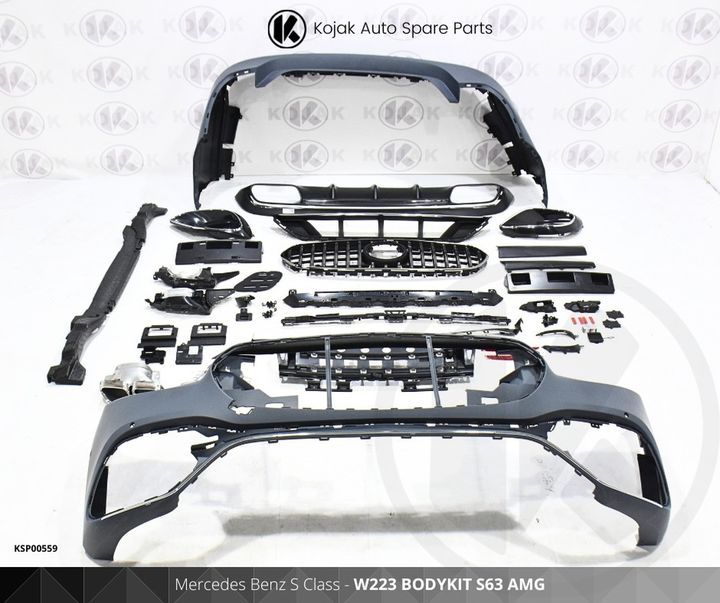 Mercedes-Benz S-Class W223 S63 AMG Front Bodykit