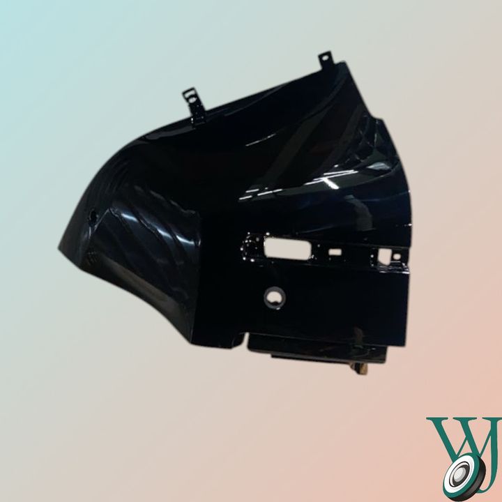 rear bumper frame bracket LEFT 007  Black, DEFENDER