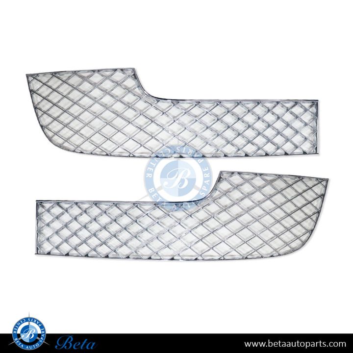 Bentley Continental GT (2012-2015), Front bumper Lower Grilles (Chrome), China, 3W3807681H / 3W3807682H