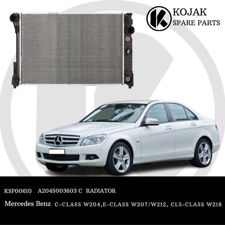 Radiator for Mercedes-Benz C-Class W204, E-Class W207/W212, CLS-Class W218