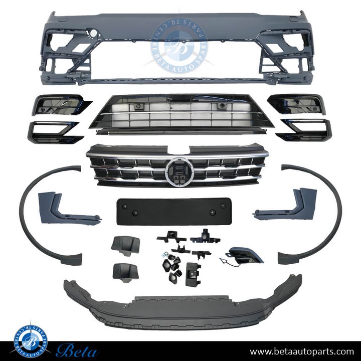 Volkswagen Tiguan R-Line (2017-2020), Front Bumper, China, 5NA807217AE