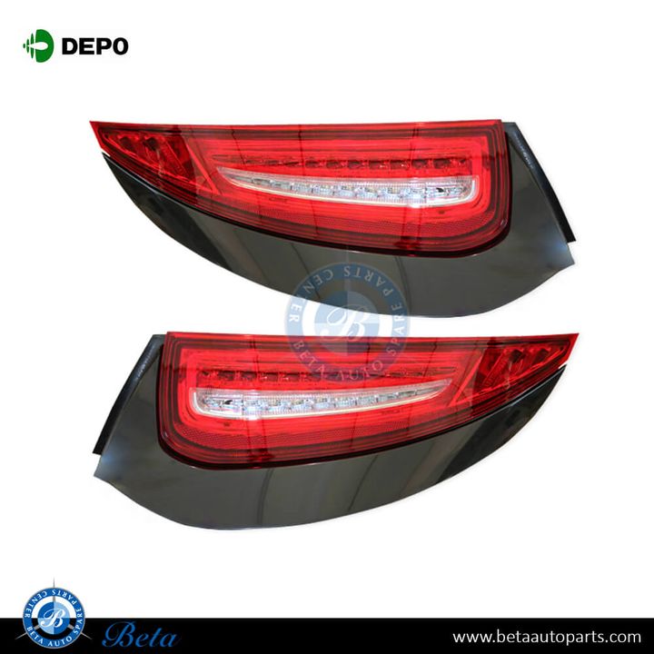 Porsche 911 (2009-2012), Tail Lamp Upgrade to 2013 LED Look, Depo