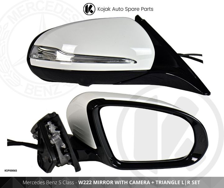 Side Mirror Set Mercedes Benz S Class W222 with Camera