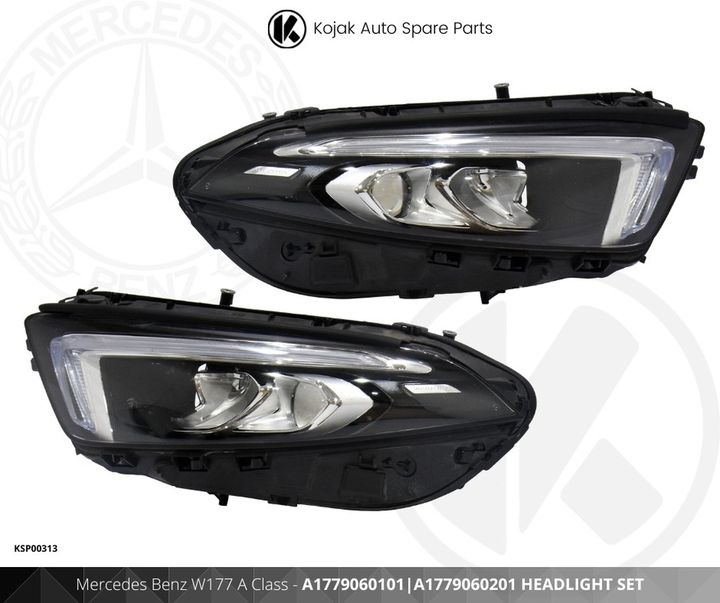 Mercedes Benz W177 A Class Headlight Set