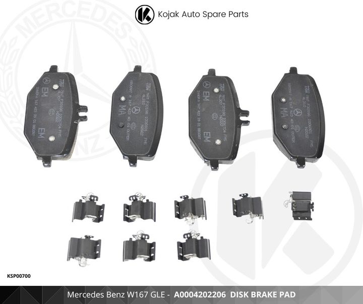 Mercedes-Benz W167 GLE Disk Brake Pad Set