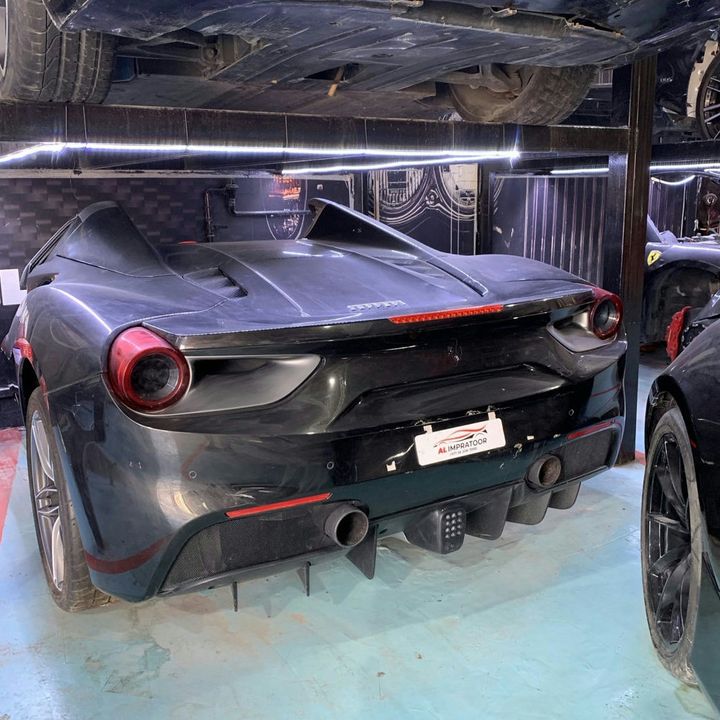 Ferrari 488 Spider Convertible - Rear Cut / Rear Body