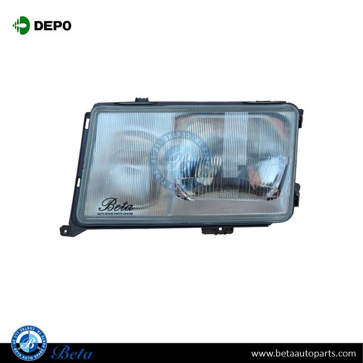 Mercedes E-Class W124 (1986-1989), Headlamp (Left), Depo, 1248202761