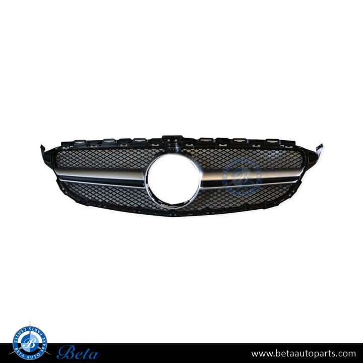 Mercedes C-Class W205 (2015-2018), Radiator Grille AMG C63 Look with Camera Hole, China, 2058880523