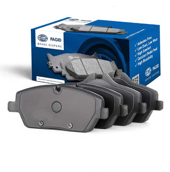 Hella Pagid (HELLA # 8DB355011261) DISC BRAKE PAD SET  FRONT For BMW 34116860016