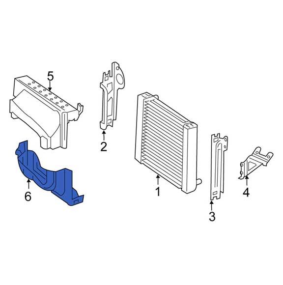 Mercedes Benz Genuine AIR DUCT SEGMENT 2225050700