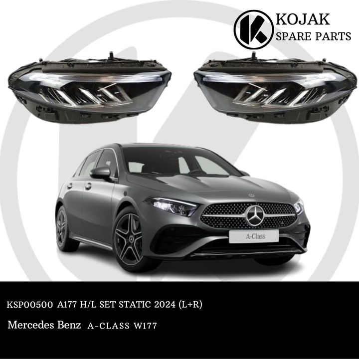 Mercedes Benz A-Class W177 Headlight Set (Left+Right) Static