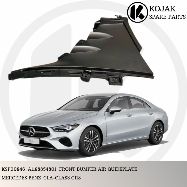 Front Bumper Air Guideplate Mercedes-Benz CLA-Class C118