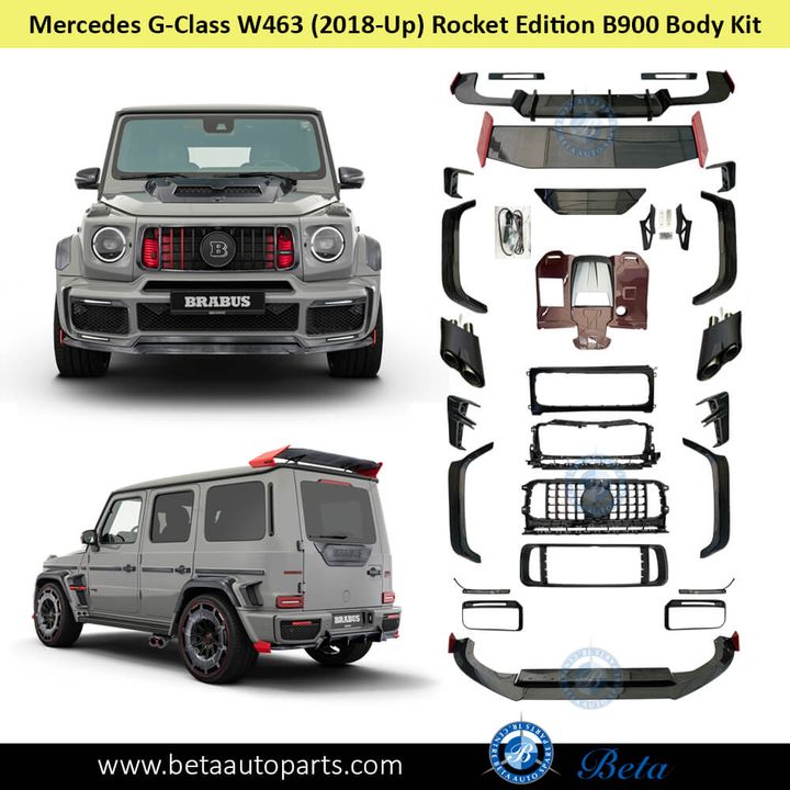 Mercedes G-Class W463 (2018-Up), Body Kit Rocket Look Fits BBS (Dry Carbon), China