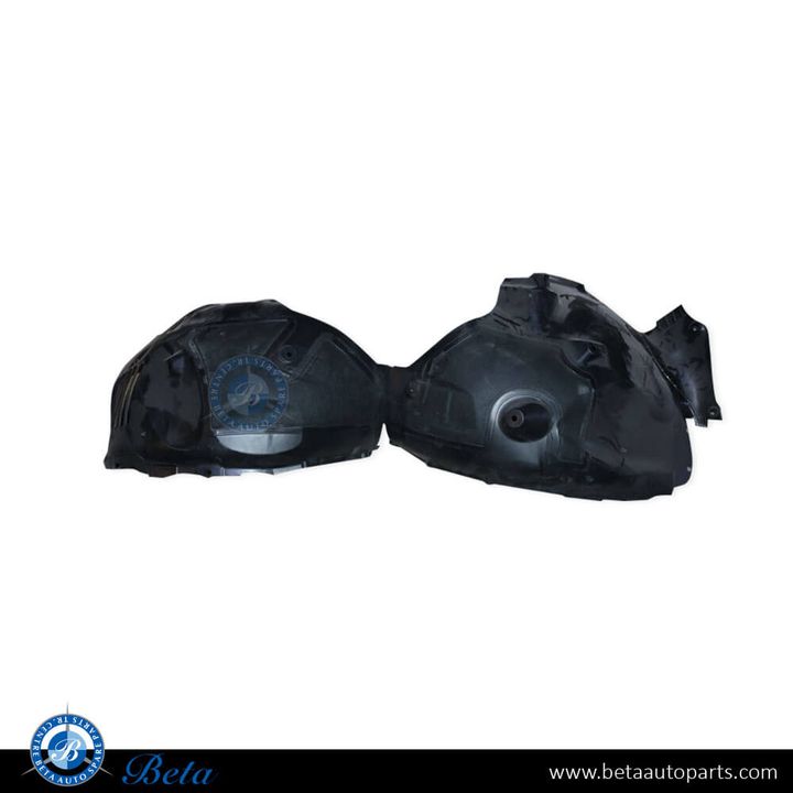 Tesla Model Y (2020-Up), Front Wheel Fender Liner (Left), China, 1492613-00-D / 1492613-00-A