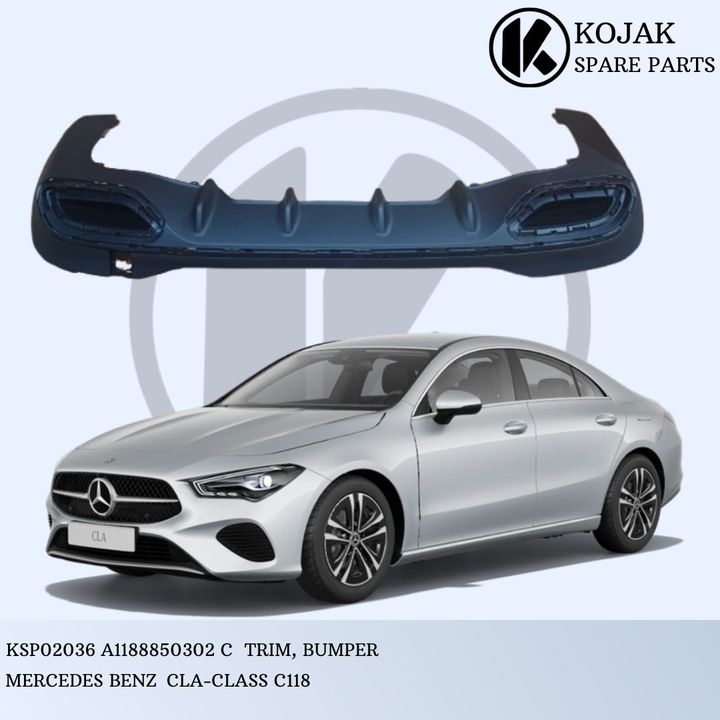 Mercedes-Benz CLA-Class C118 Rear Bumper Trim