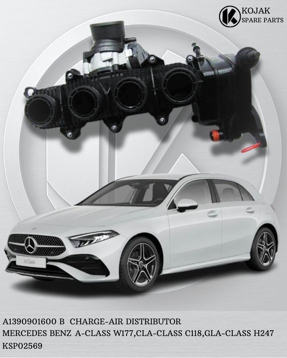 Mercedes-Benz Charge-Air Distributor A1390901600 B