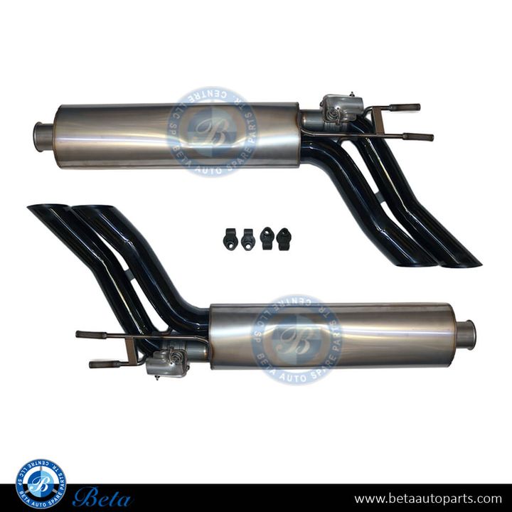 Mercedes G-Class W463 (2018-Up), Exhaust System Complete BBS for AMG G63 (Black), China, 4634904700 / 4634904800
