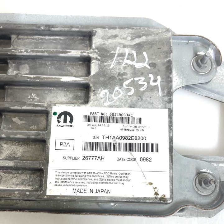 Amplifier Computer Control Module - 2022 Jeep Grand Cherokee WL Limited