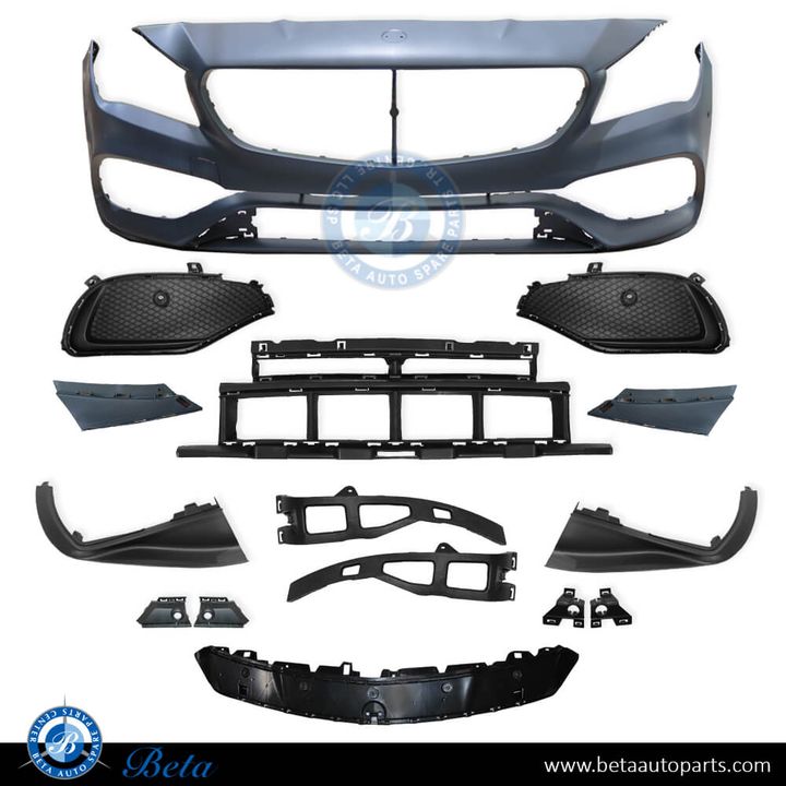 Mercedes CLA-Class C117 (2017-2018), Front Bumper Normal AMG with PDC, China, 1178802301