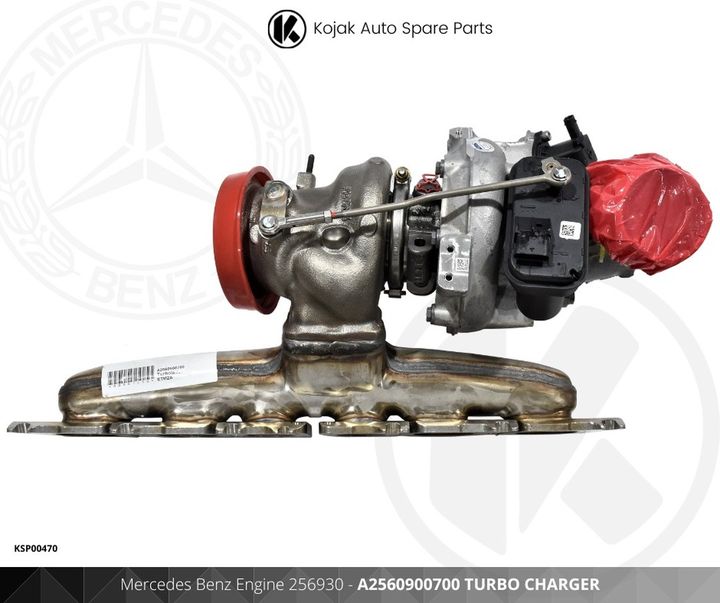 Mercedes-Benz M256 Engine Turbocharger with Manifold
