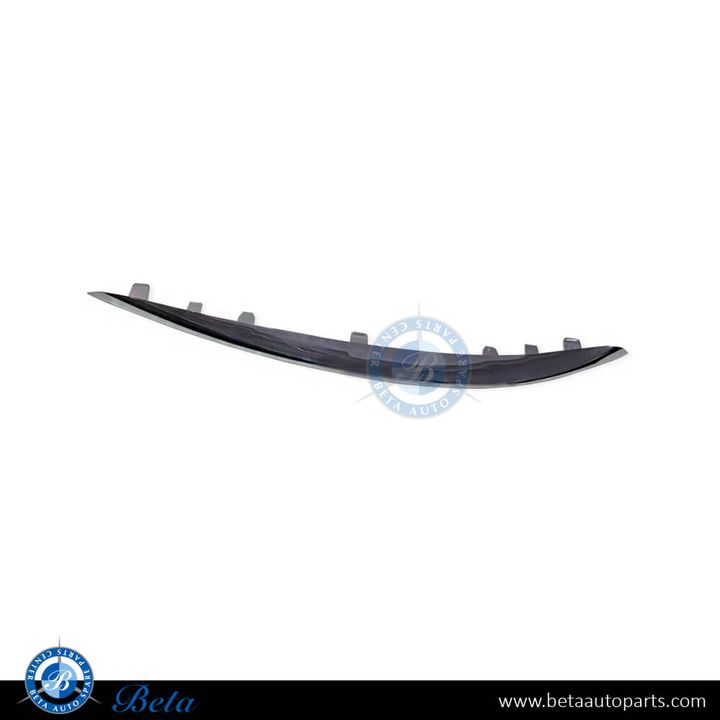 Mercedes C-Class W205 (2015-2018), Front Bumper Upper Moulding Avantgarde - Chrome (Right), China, 2058850474
