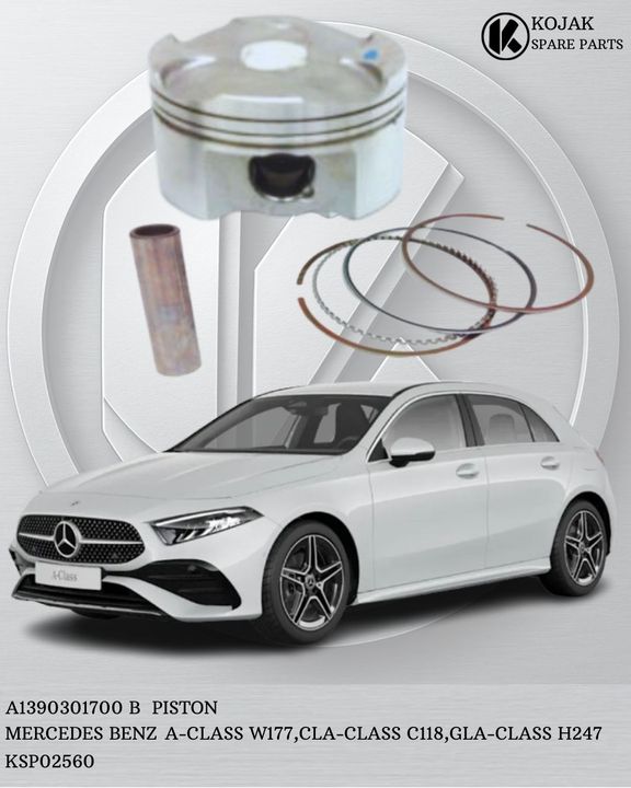 Piston Mercedes-Benz A-Class W177, CLA-Class C118, GLA-Class H247