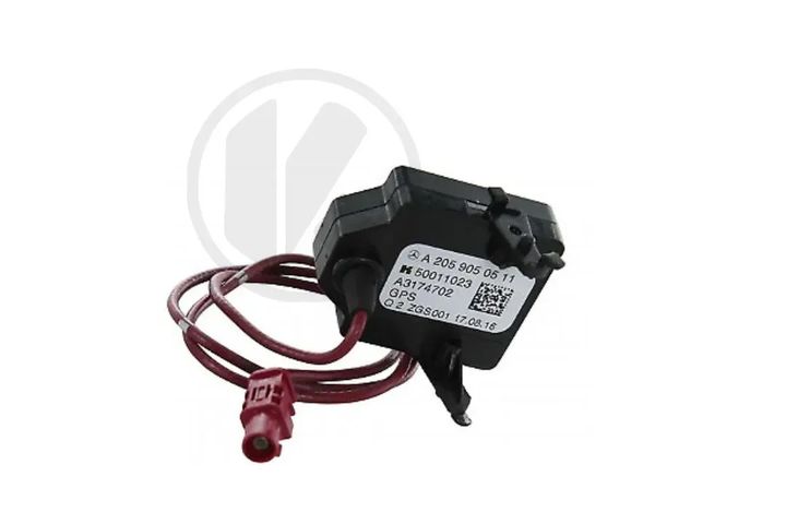 205 coupe mirror triangle with GPS + antenna LH