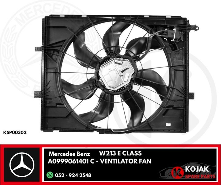 Mercedes Benz W213 E-Class Radiator Ventilator Fan