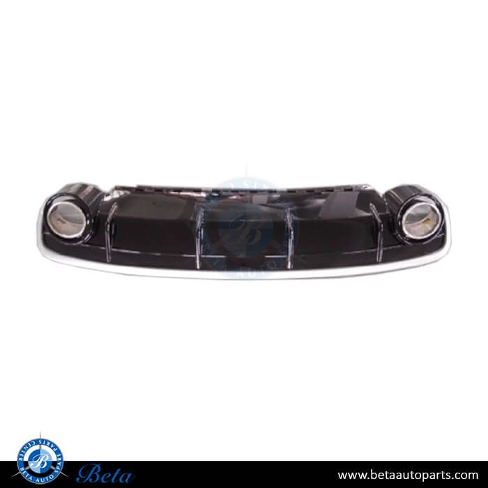 Audi Q7 (2016-2019), Rear Diffuser RSQ7 Look with Exhaust Tips, China, 4M0807434