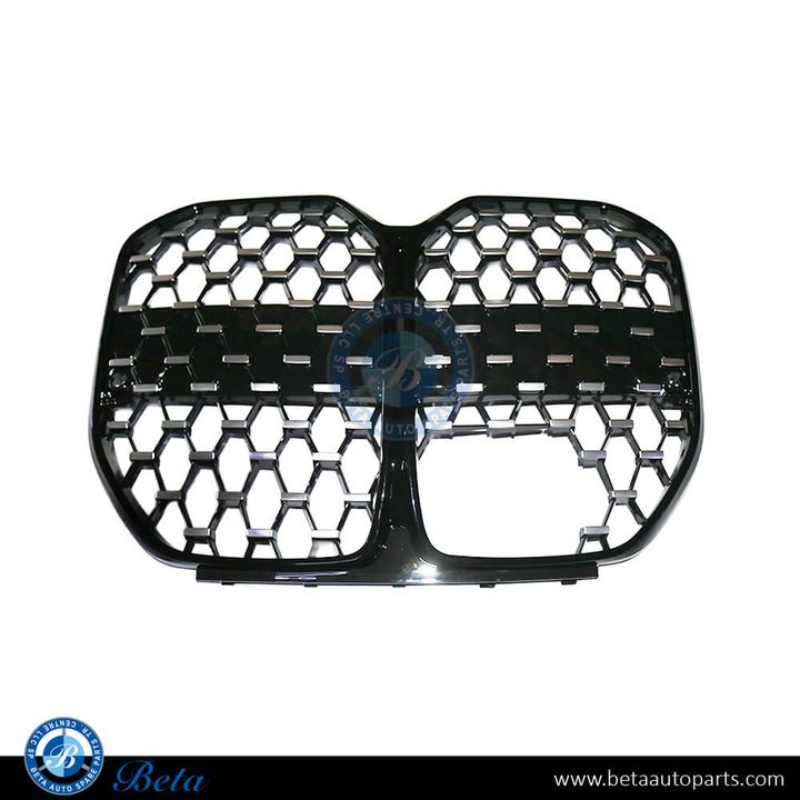 BMW 4 Series G26 (2021-Up), Radiator Grille M-Tek with Big ACC and Camera Hole (Black and Chrome), China, 51139466887