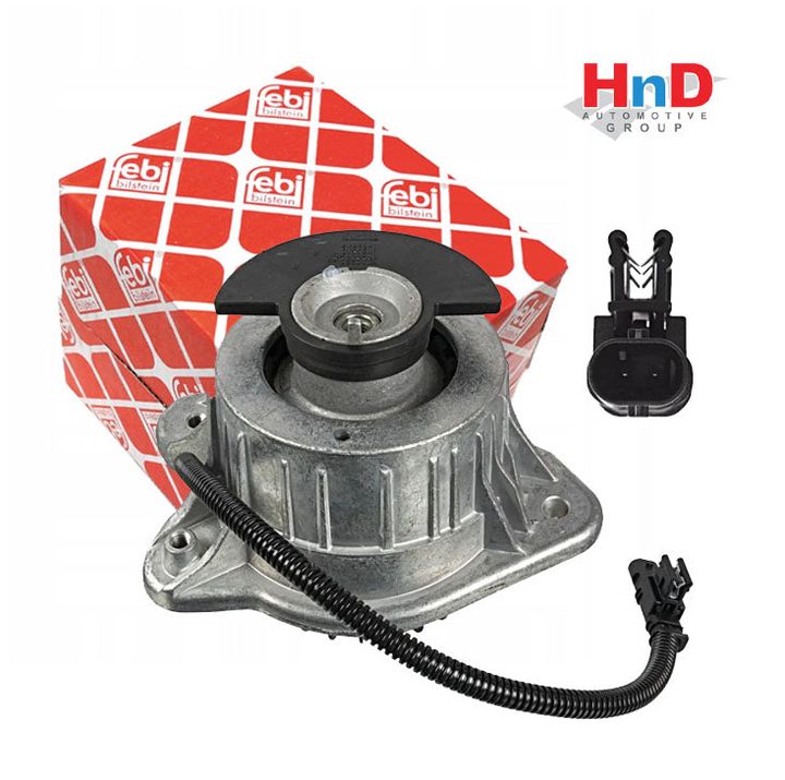 FEBI BILSTEIN 108152 Engine mount Left, Electrically Adjustable Hydro Mount For MERCEDES-BENZ S-Class Saloon W222, V222, X222 2222407517