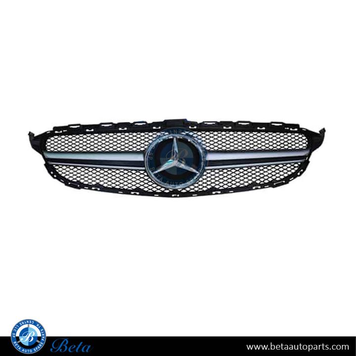 Mercedes C-Class W205 (2015-2018), Radiator Grille AMG C63 Look without Camera Hole, China, 2058880523