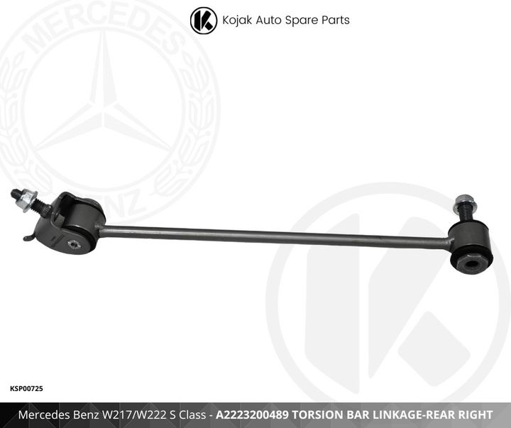 Mercedes Benz W217/W222 S Class Torsion Bar Linkage Rear Right