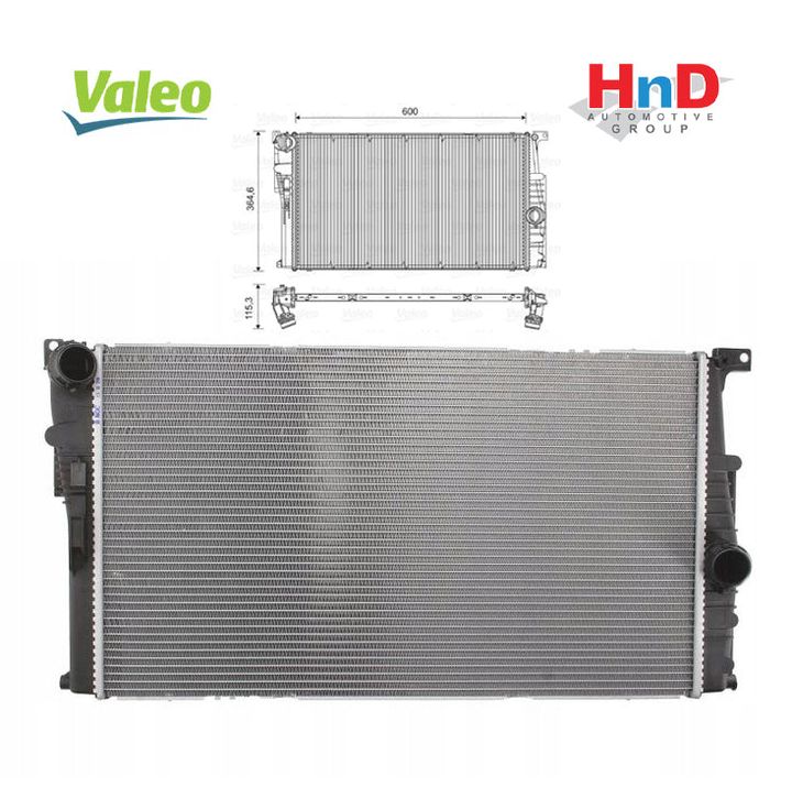 VALEO 735451 Engine radiator Aluminium, BMW 3 Saloon F30, F80 17117005511