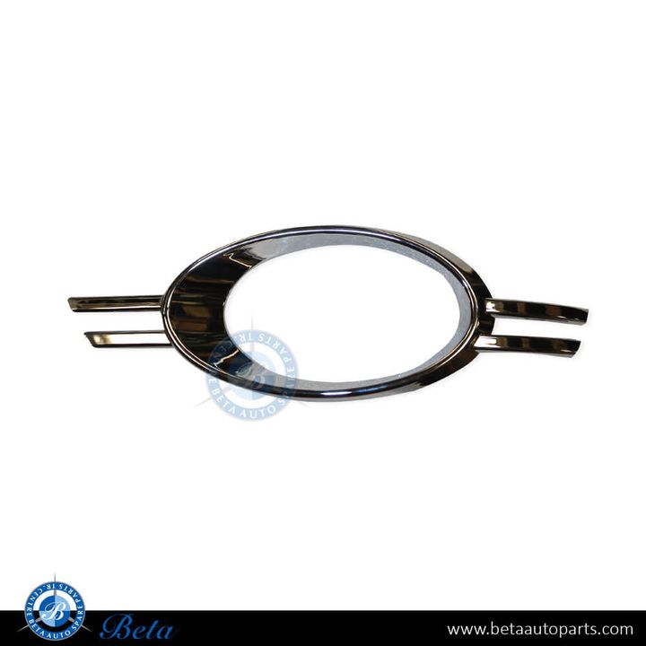 Mercedes C-Class W204 (2008-2010), Fog Lamp Cover Moulding for Oval Shape - Chrome (Right), China, 2048851474