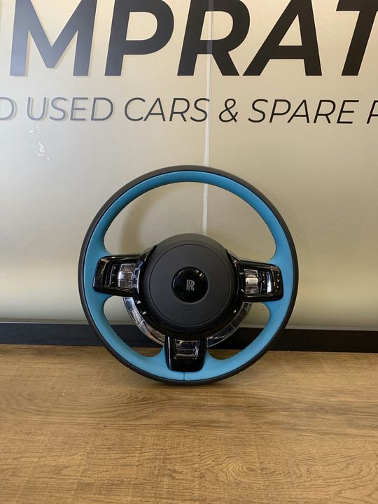 Rolls-Royce Ghost 2023 - Black/Blue Leather Steering Wheel with airbag