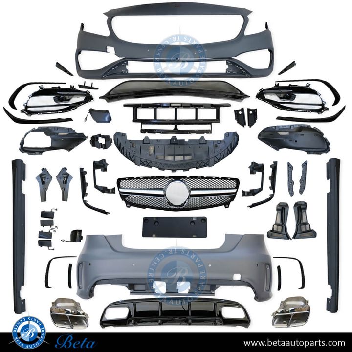 Mercedes A-Class W176 (2013-2018), Body Kit Upgrade To AMG A45, China