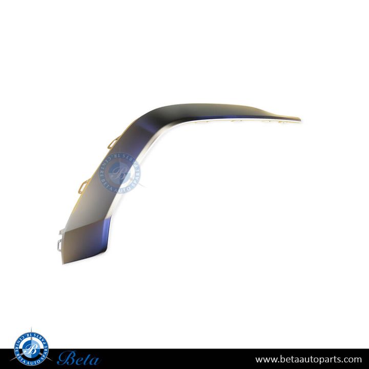 Audi A4 S-Line (2020-2024), Rear Diffuser Moulding - Silver (Left), China, 8W08535553Q7