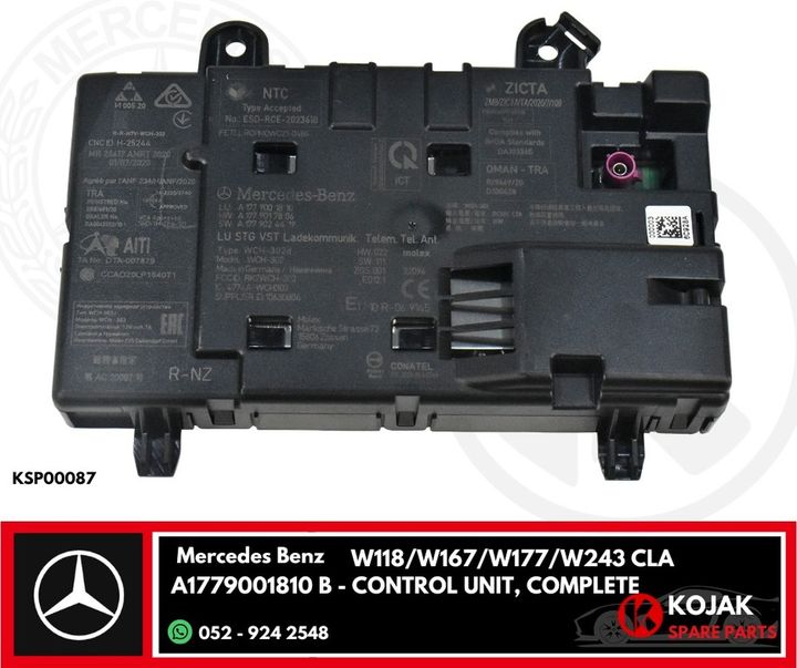 Mercedes-Benz Control Unit A1779001810 B