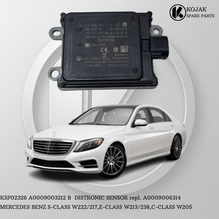 Mercedes-Benz Distronic Radar Sensor for S-Class W222/217, E-Class W213/238, C-Class W205