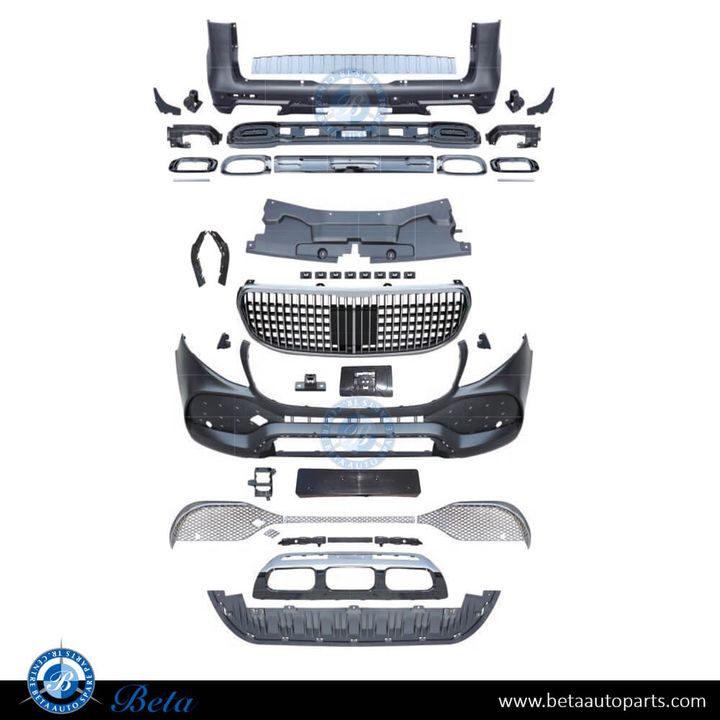 Mercedes Vito W447 (2015-Up), Body Kit Upgrade To VS600 Maybach Look with Radiator Grille, China